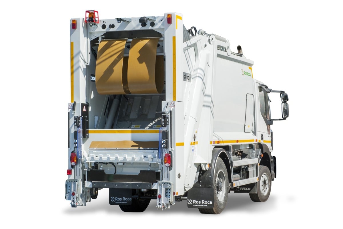 Olympus ExtraNarrow compactador de carga traseira para recolha de resíduos