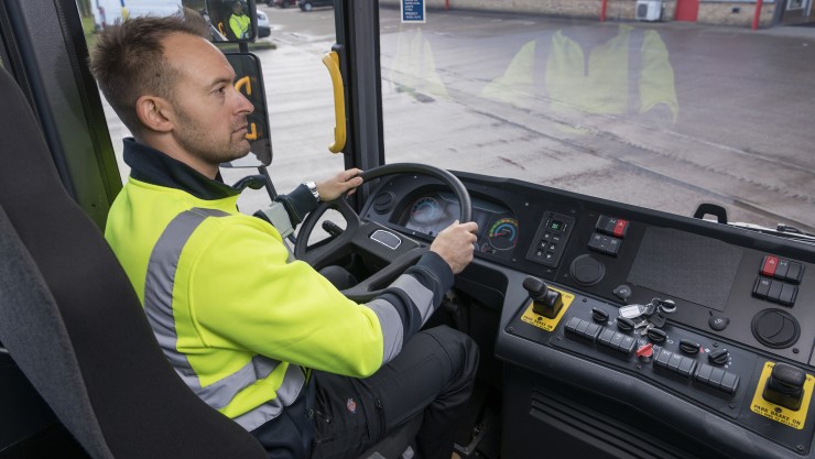 Camião de recolha de compactadores eléctricos de carga traseira eCollect